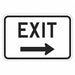 Exit Sign For Parking Lots 12 x 18 