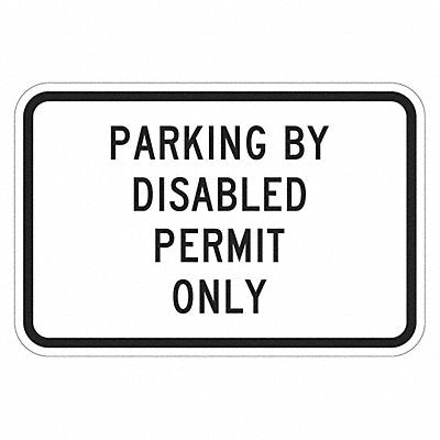 ADA Handicapped Parking Sign 12 x 18 