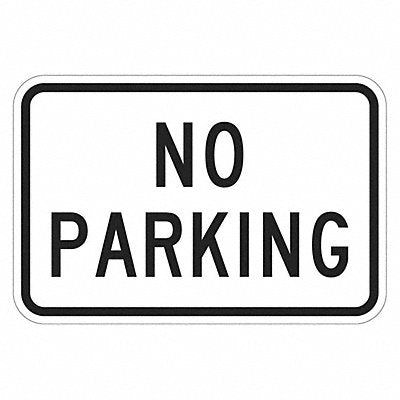 No Parking Sign 12 x 18 