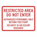 Rflctv Do Not Enter Sign 12inx18in Alum