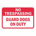 Rflctv No Trespassing Sign 12x18in Alum