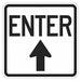 Enter Sign For Parking Lots 18 x 18 