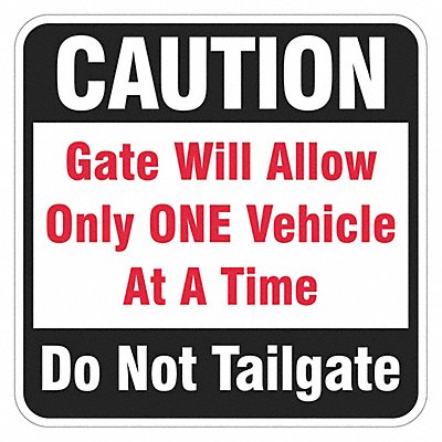 Parking Lot Gate Parking Sign 18 x 18 