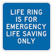 Rflctv Life Jackets Sign 18inx18in Alum