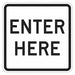 Enter Sign For Parking Lots 18 x 18 