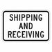 Rflctv Ship Receiving Sign 18x24in Alum