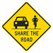 Share The Road Traffic Sign 24 x 24 