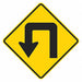 Double Turn Traffic Sign 24 x 24 