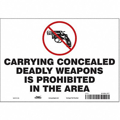 Safety Sign 7 in x 10 in Vinyl
