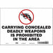 Safety Sign 7 in x 10 in Vinyl