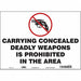 Safety Sign 10 in x 14 in Vinyl