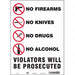 Safety Sign 14 in x 10 in Vinyl