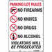 Safety Sign 18 in x 12 in Polyethylene