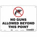 Safety Sign 7 in x 10 in Aluminum
