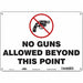 Safety Sign 10 in x 14 in Aluminum