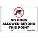 Safety Sign 7 in x 10 in Polyethylene