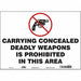 Safety Sign 10 in x 14 in Vinyl