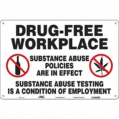 Safety Sign 24 in x 36 in Polyethylene