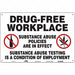 Safety Sign 24 in x 36 in Polyethylene