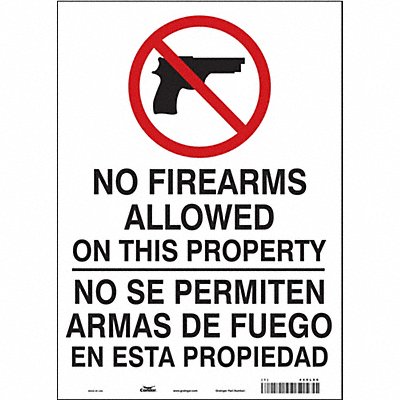 Safety Sign 14 in x 10 in Vinyl