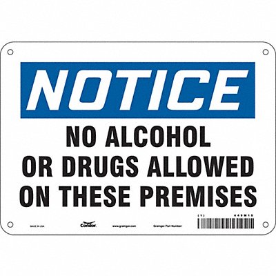 Safety Sign 7 in x 10 in Vinyl