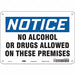 Safety Sign 7 in x 10 in Vinyl