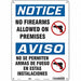 Safety Sign 14 in x 10 in Vinyl