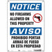 Safety Sign 14 in x 10 in Aluminum