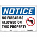 Safety Sign 10 in x 14 in Aluminum
