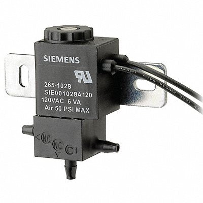 Solenoid Air Valve 3-Way 120VAC 0-30 psi