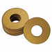 Grease Fitting Washer 1/4 in Gold PK25