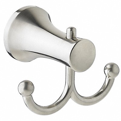 Robe Hook Metal Brushed 4 1/8 in W