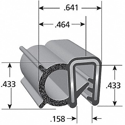 Trim Seal Coex 25 Ft.