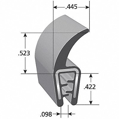 Flap Seal Coex 25 Ft.