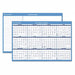 Erasable Yearly Wall Calendar Blue