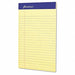 Perforated Legal Pad 8 X5 Canary PK12