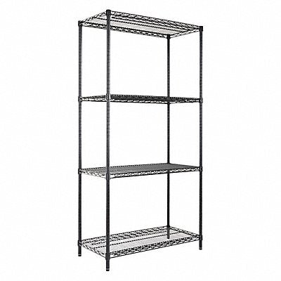 Wire Shelving Unit 4-Shelf 36 x18 x72 