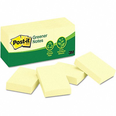 Note Post-It 1.5 X2 Yellow Recycl PK12