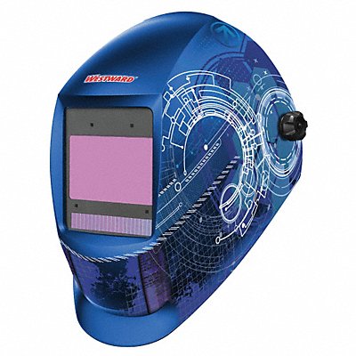 Auto Dark Weld Helmet 5-8/8-13 Blu/Wht