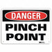 Danger Sign 7 in x 10 in Aluminum