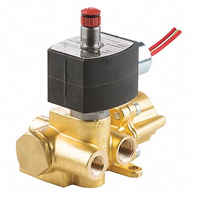 Solenoid Valve Brass Air Inert Gas 1/4 