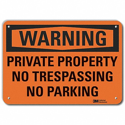 Security Sign 10 inx14 in Aluminum