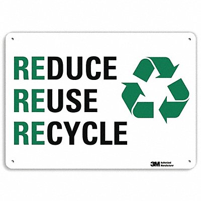 Notice Sign 7 in x 10 in Plastic