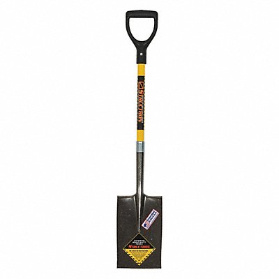 Roll Step Garden Spade 14 ga. D Grip