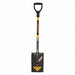 Roll Step Garden Spade 14 ga. D Grip