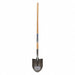 Round pt. Shovel 16 ga. 48 Wood Handle