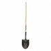 Round pt. Shovel 16 ga. 42 Wood Handle