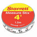 Measuring Stick 1/2 x4ft Metric/English