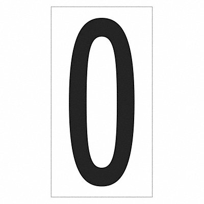 Vinyl WarehouseNumberLabel 0 3-1/2 PK50