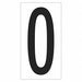 Vinyl WarehouseNumberLabel 0 3-1/2 PK50